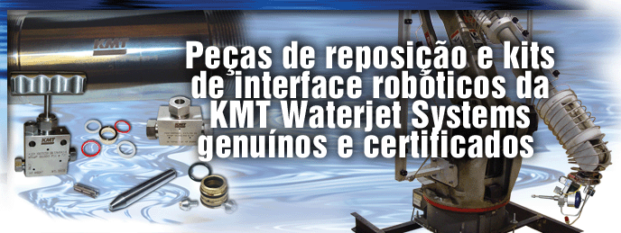Peças de reposição e kits de interface robóticos da KMT Waterjet Systems genuínos e certificados 